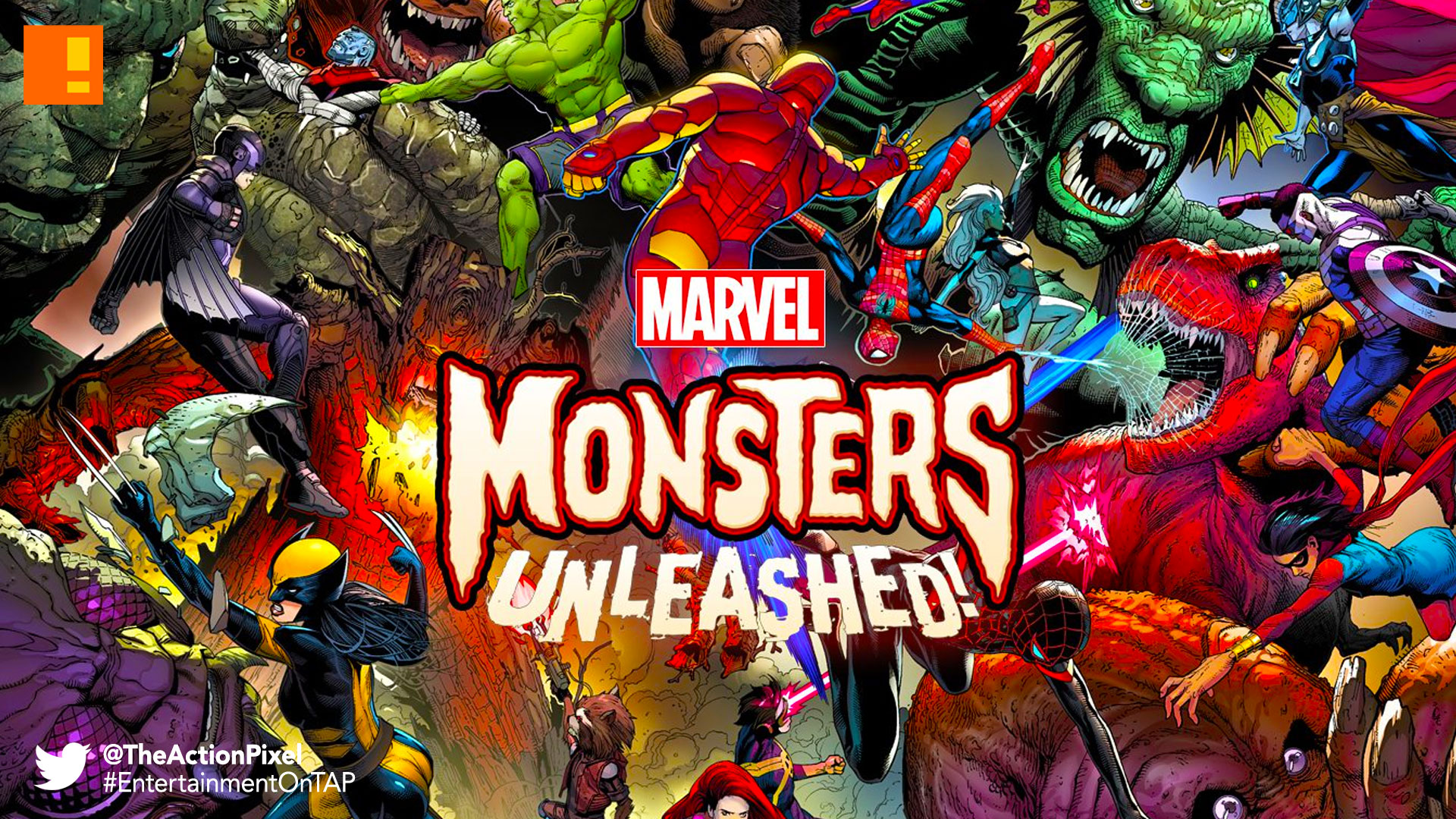 marvel, monsters unleashed, the action pixel, entertainment on tap, the action pixel,