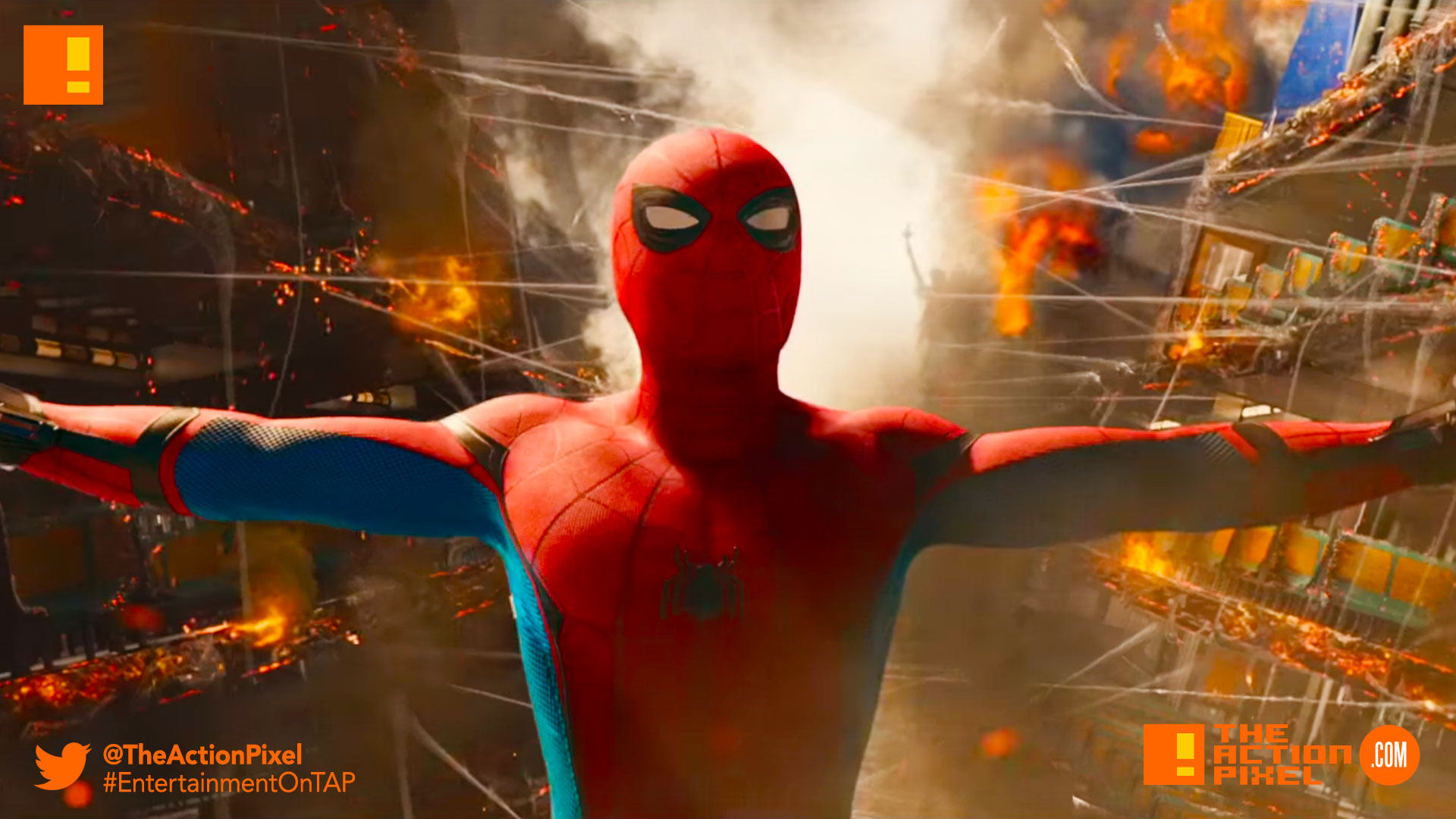spiderman, poster spider-man: homecoming, spider-man, spiderman, homecoming, marvel, marvel comics, disney, marvel studios, sony, the action pixel, entertainment on tap, tom holland, spider-man, peter parker, spidey, new york, teaser, trailer,