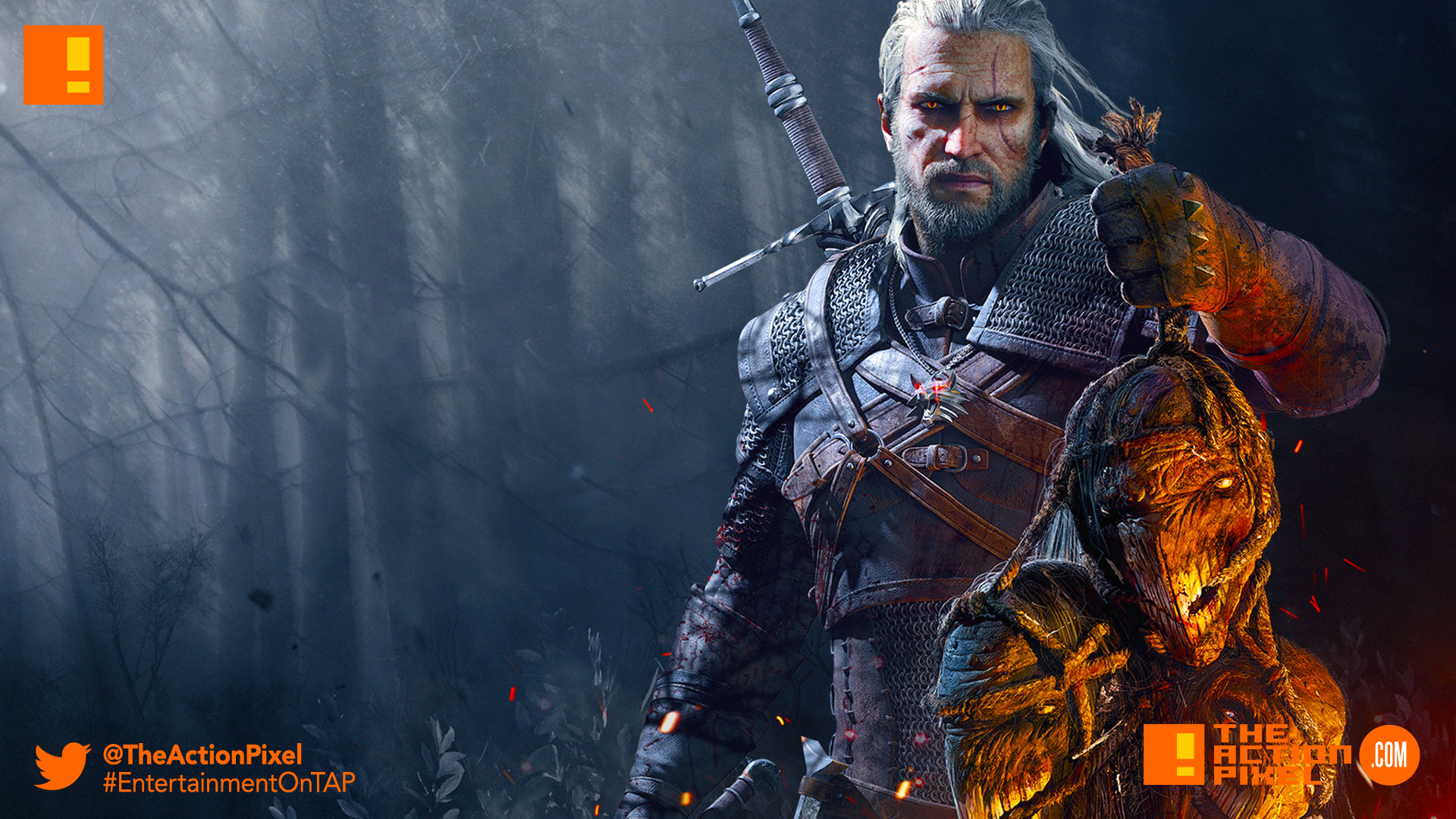 the witcher 3: wild hunt, Geralt, netflix, entertainment on tap, the action pixel, @theactionpixel, the witcher,