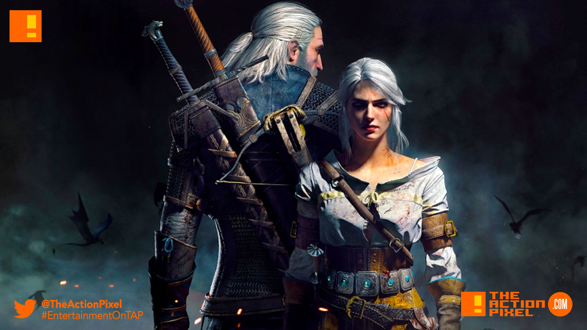 the witcher 3: wild hunt, Geralt, netflix, entertainment on tap, the action pixel, @theactionpixel