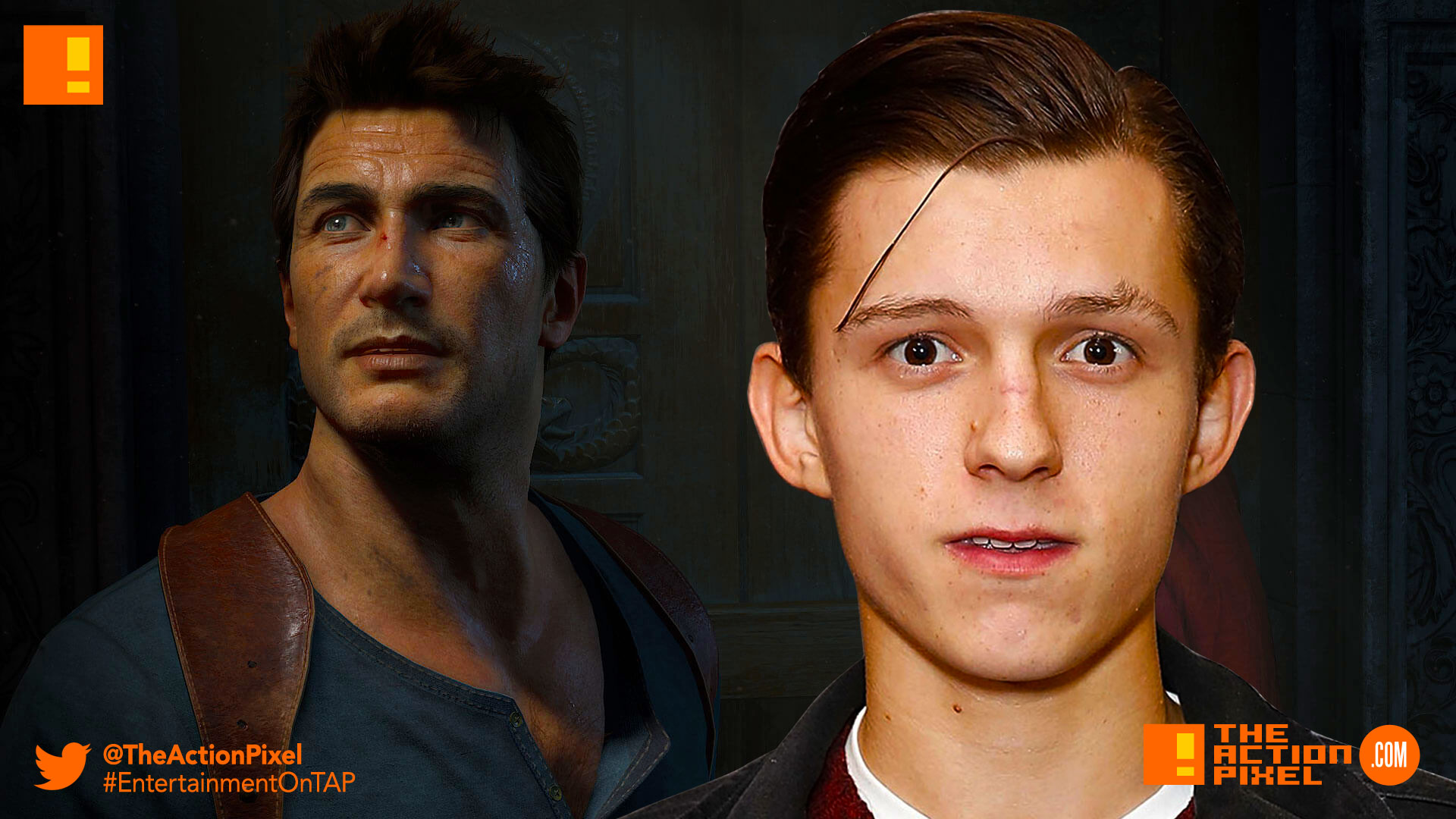 tom holland, sony pictures, marvel, naughty dog, casting,script rewrite, Nathan drake, the action pixel, entertainment on tap,