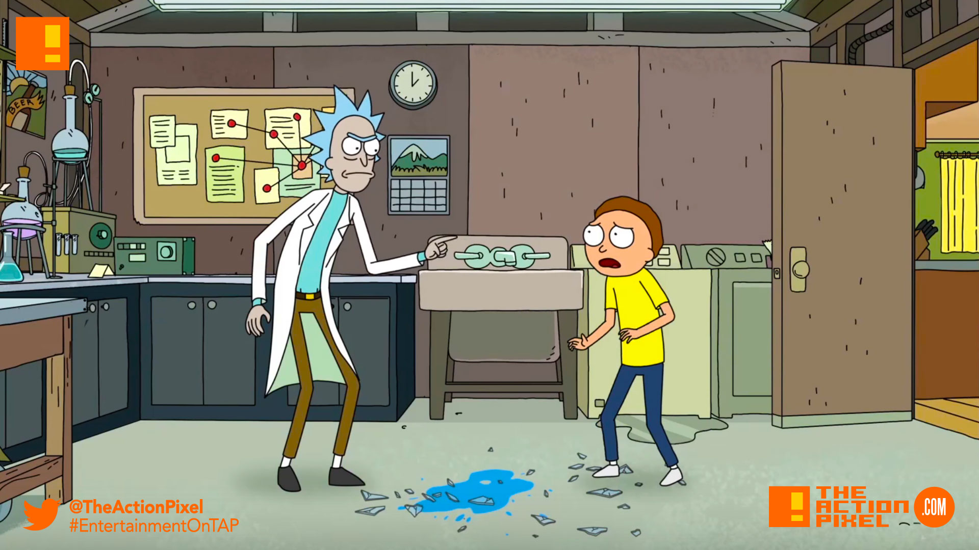 rick and morty, rick, adult swim, the action pixel, cartoon network
