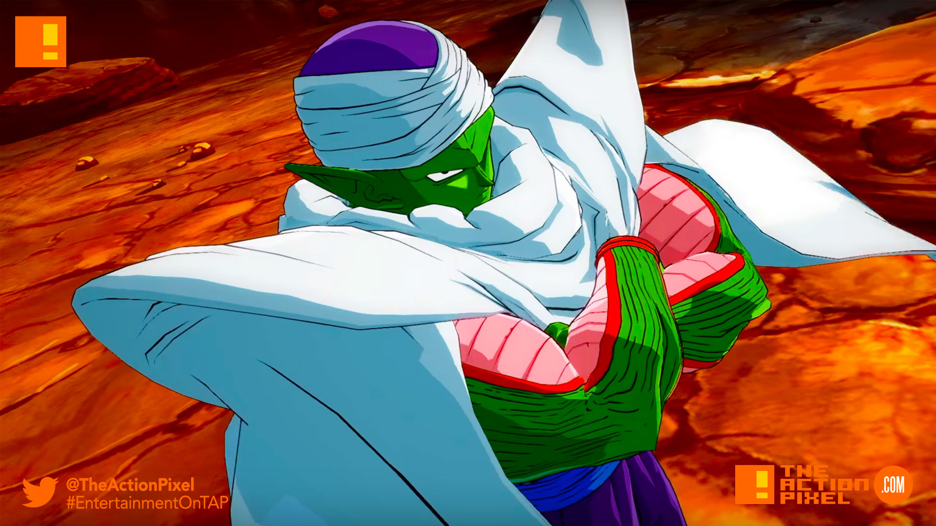 piccolo, dragon ball fighterz,dragon ball z, entertainment on tap, the action pixel