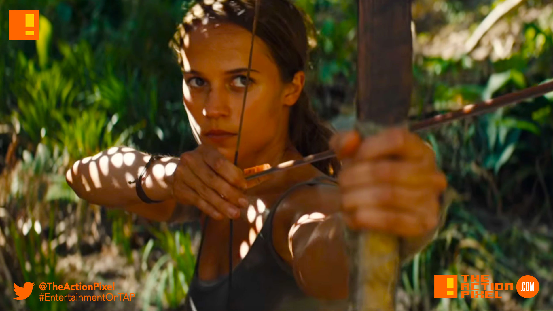 trailer, TOMB RAIDER, ALICIA vikander, lara croft, first look, entertainment on tap, the action pixel,