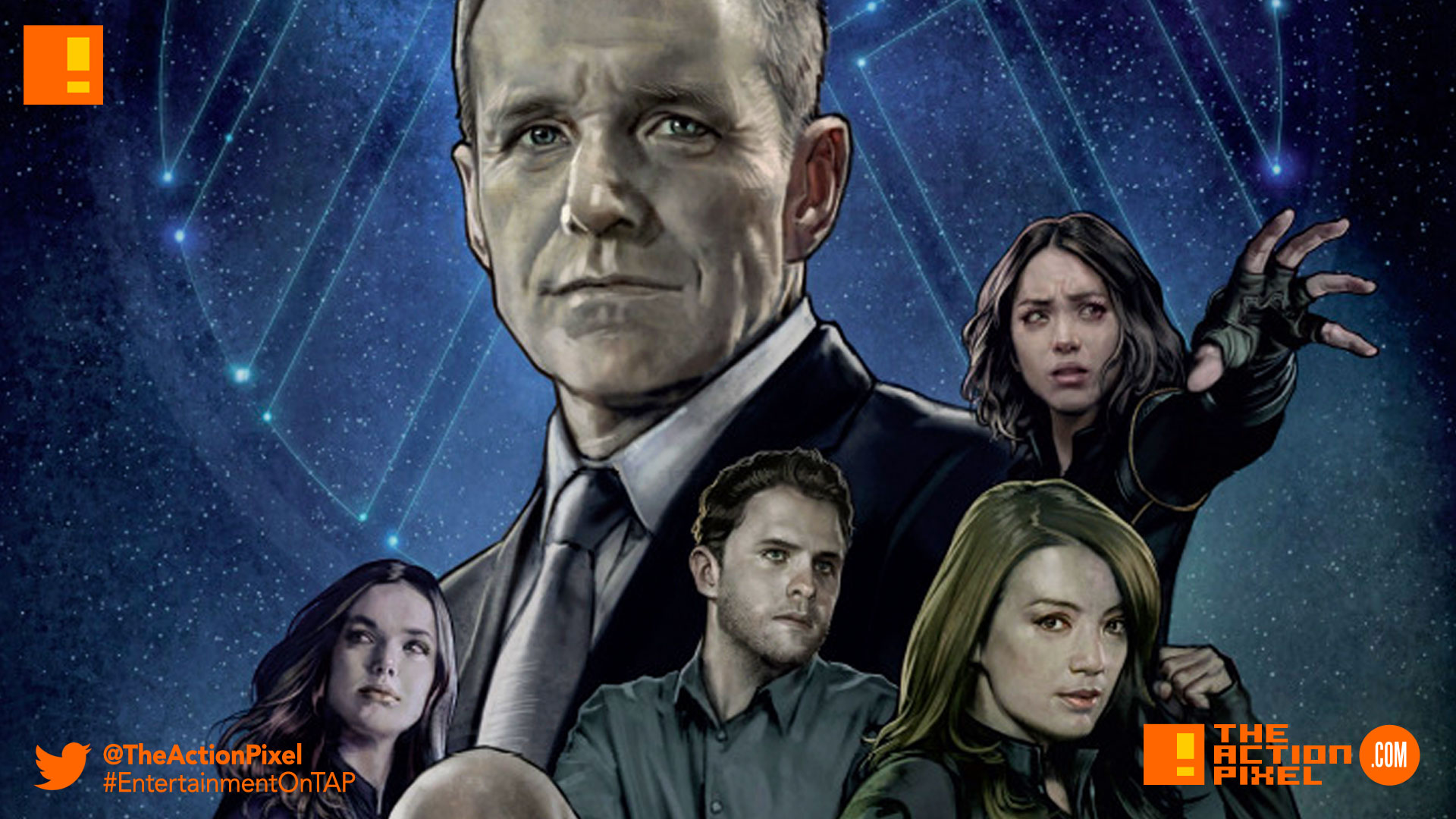 agents of shield, poster, the action pixel, entertainment on tap,poster,marvel tv, marvel
