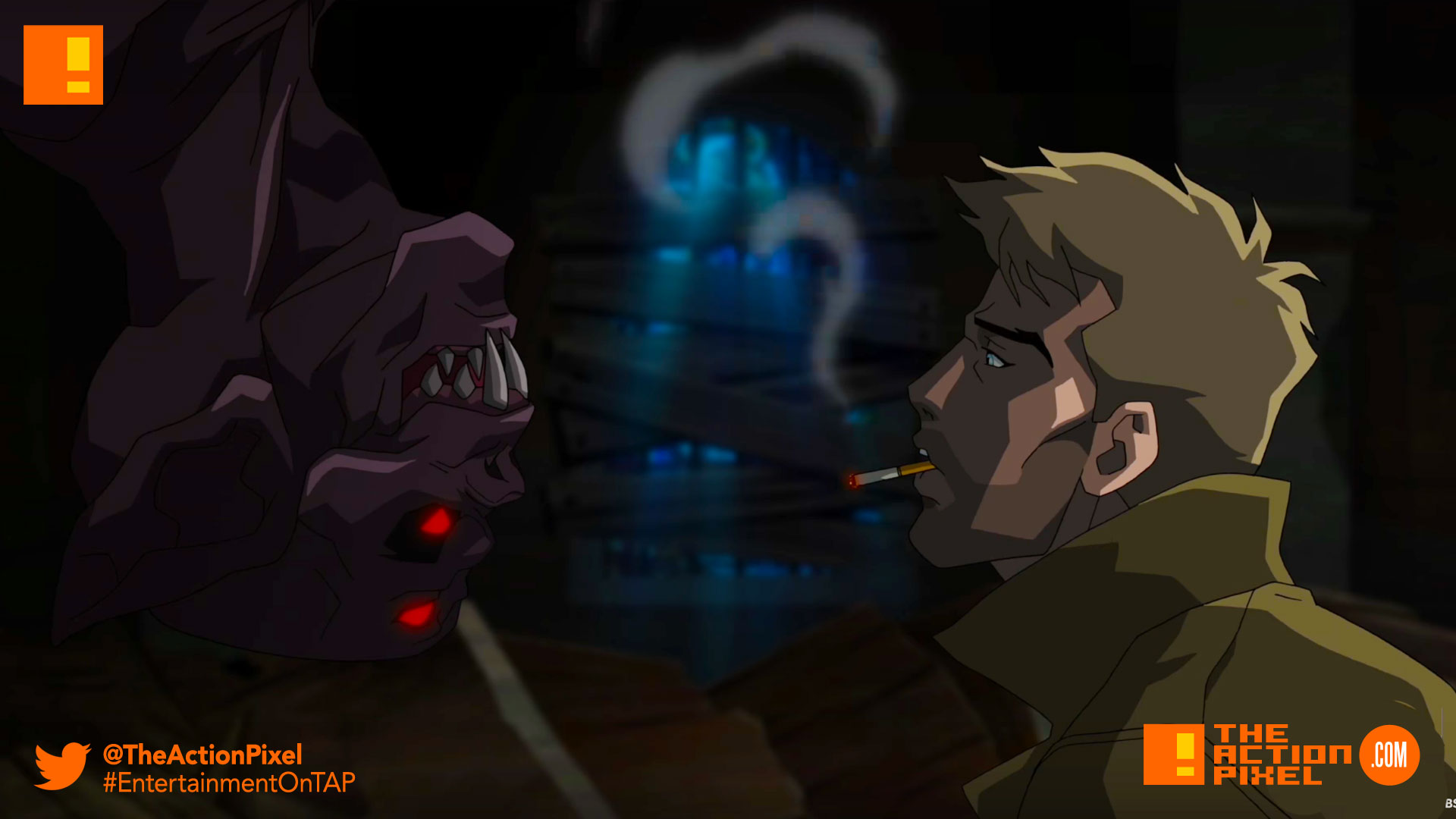 constantine, poster, the cw network, dc comics, the action pixel,matt ryan, dc comics, the cw,cw seed, trailer
