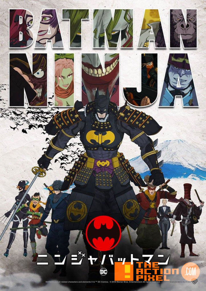 batman,ninja,dc comics, dc entertainment , the action pixel, entertainment on tap,poster