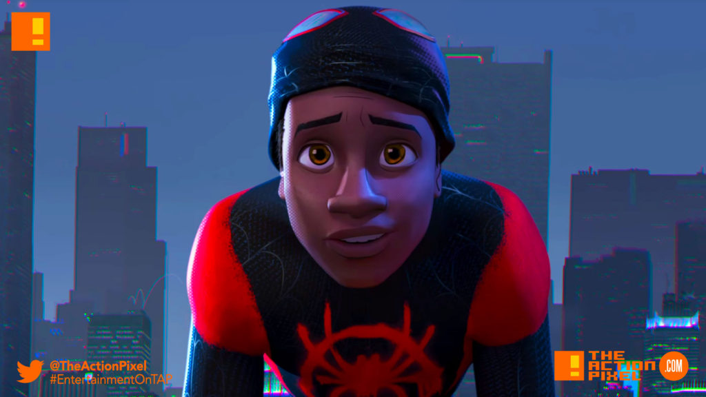 miles morales, spiderman, spider man, spider-man, sony, marvel, marvel comics, animated feature, animation, the action pixel, entertainment on tap,sony animation, marvel