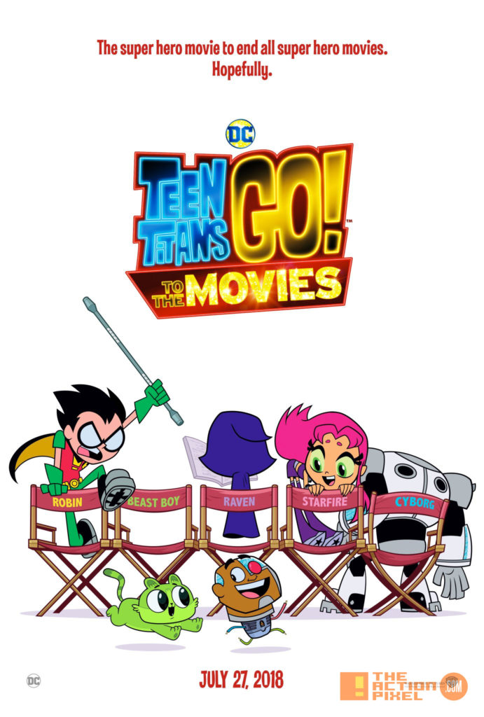 teen titans go!, teen titans go! movie, teen titans, robin, robin, cyborg, starfire, beast boy, dc comics, the action pixel, entertainment on tap