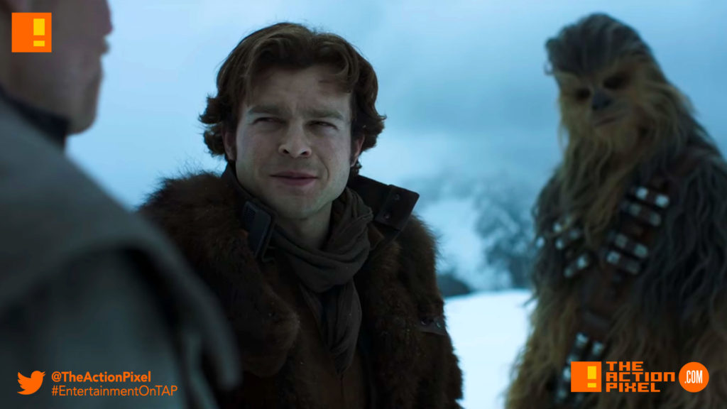 ron howard, han solo, a star wars story, alden ehrenreich, han solo, the action pixel, star wars, solo movie, han solo solo movie, a star wars story, entertainment on tap, donald glover,woody harrelson,big game, tv spot,