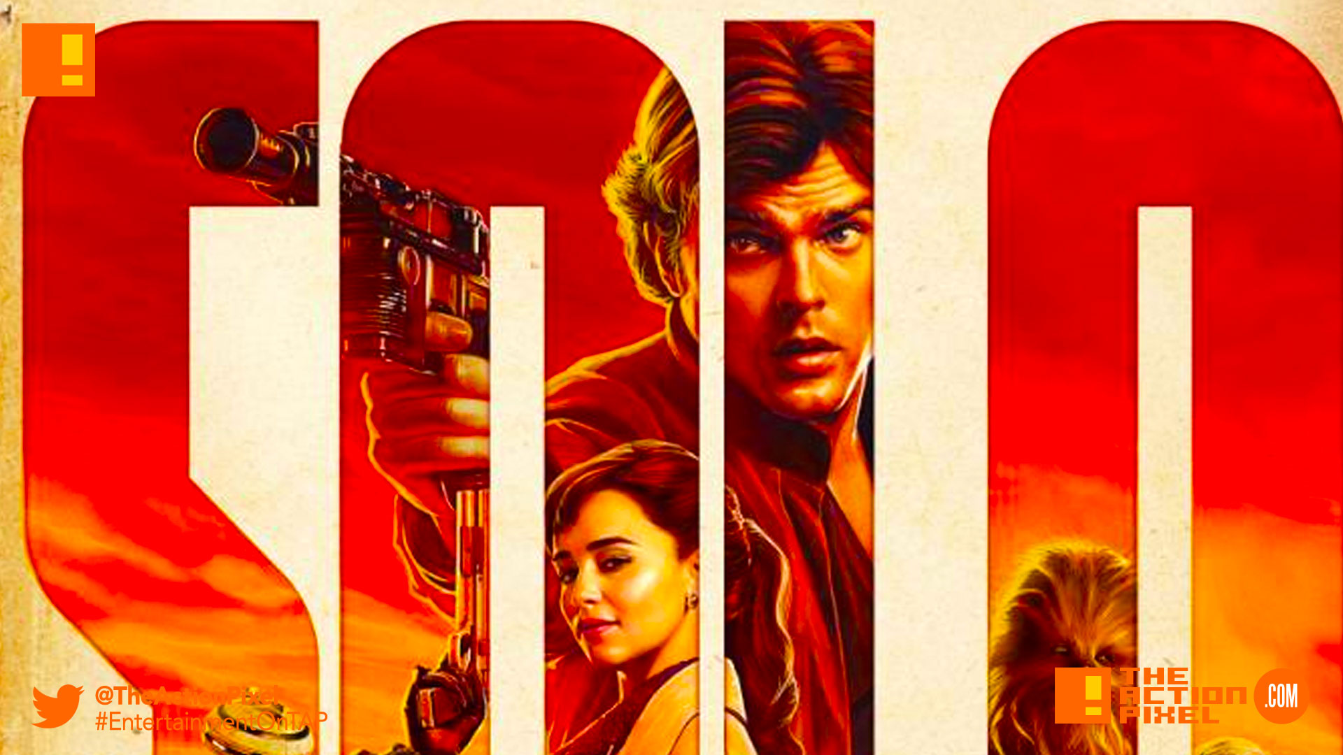 poster, poster art, ron howard, han solo, a star wars story, alden ehrenreich, han solo, the action pixel, star wars, solo movie, han solo solo movie, a star wars story, entertainment on tap, donald glover,woody harrelson,big game, tv spot,chewie, qi'ra, solo,