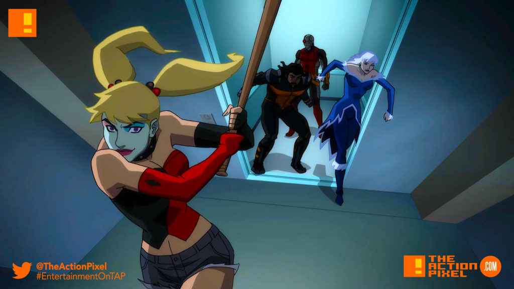 hell to pay, suicide squad, suicide squad: hell to pay, dc comics, warner bros. animation, warner bros., deadshot, harley quinn, copperhead, the action pixel, entertainment on tap, suicide squad animation,rooftop