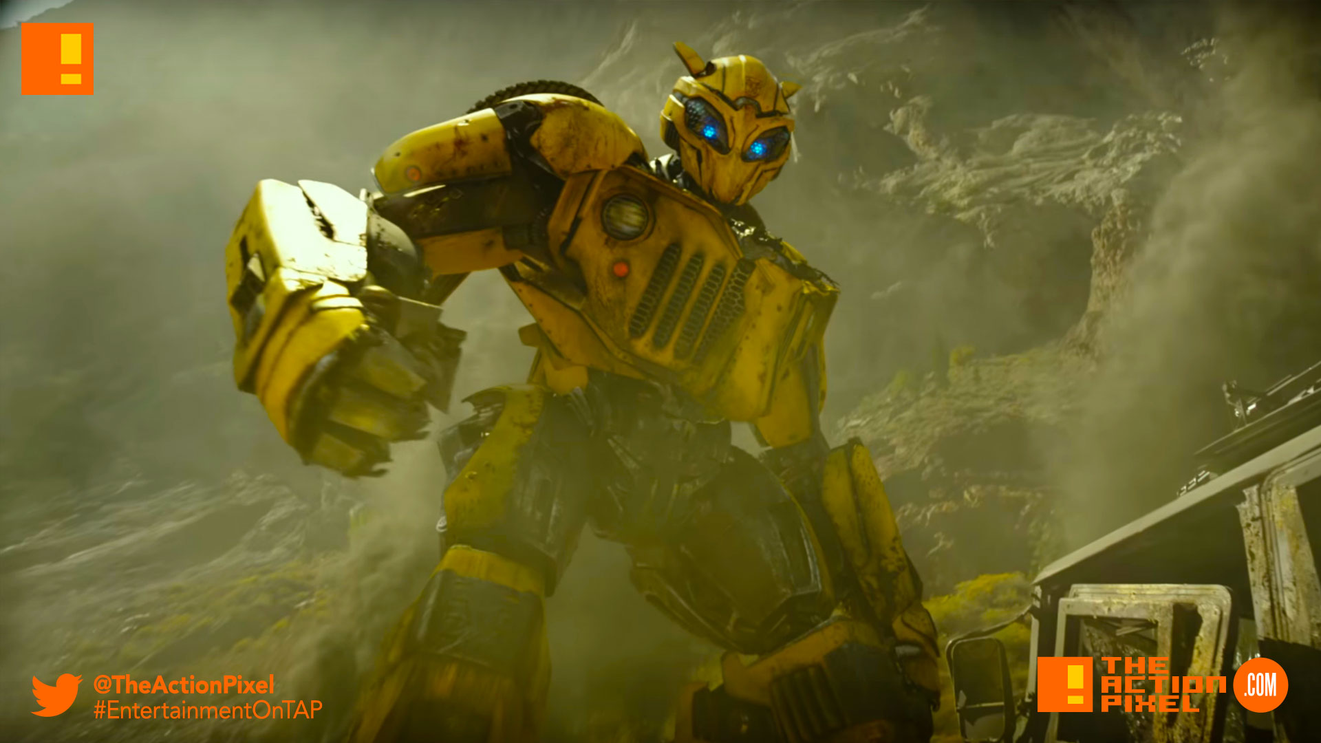 transformers, paramount pictures, Bumblebee, Hailee Steinfeld ,John Cena, Travis Knight ,Bumblebee Movie, the action pixel, entertainment on tap