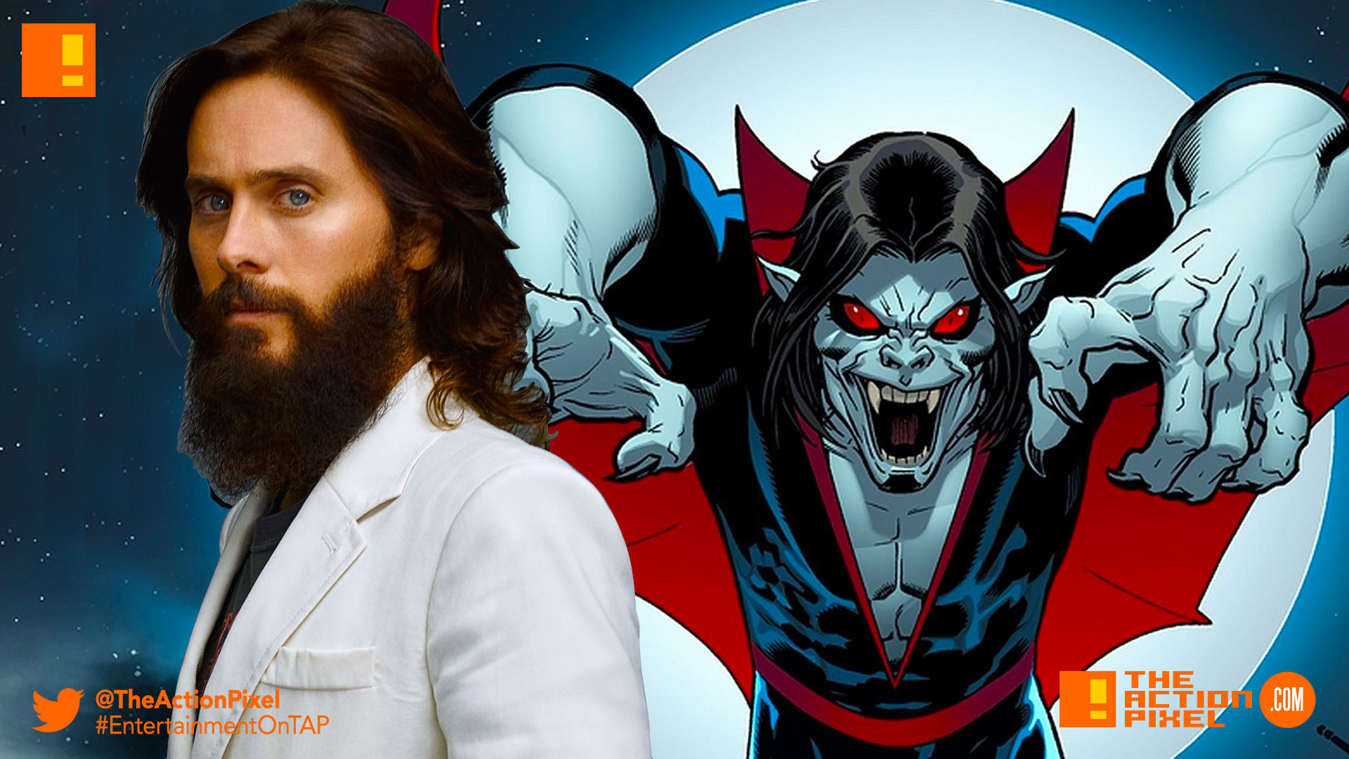 jared leto, morbius, spider-man, sony pictures, sony, marvel comics, marvel, morbius, sony, marvel, spider-man, spider man, morbius the living vampire, vampire, plasma, blood, marvel comics, marvel entertainment,the action pixel, entertainment on tap,