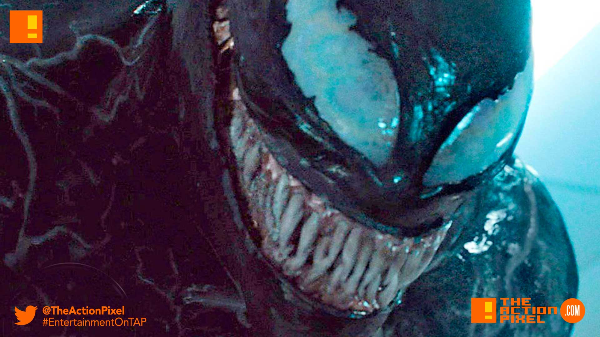 poster, trailer, tom hardy, venom, spider-man, spin-off, the action pixel, entertainment on tap,sony pictures,official trailer, entertainment weekly