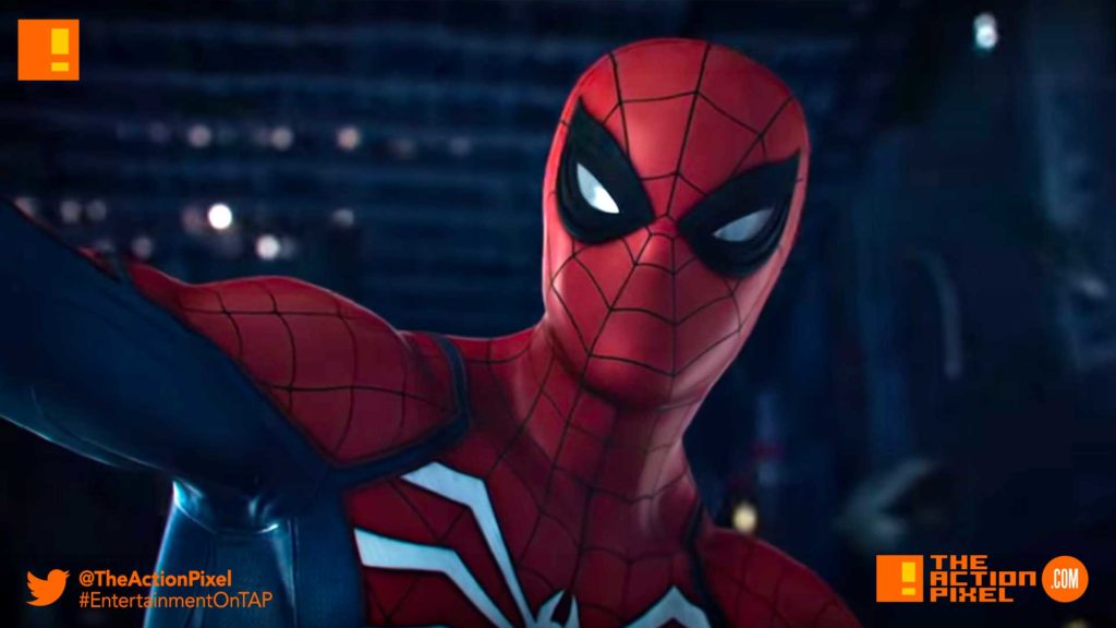 ps4, spider-man, marvel, marvel's spider-man,ps4,playstation 4, playstation, peter parker, demons, wilson fisk, fisk, king pin, gameplay trailer, e3 , e3 2017, electronic entertainment expo, marvel comics,the action pixel, entertainment on tap, insomniac games, e3 gameplay,sony e3,e3 2018, sdcc, the action pixel