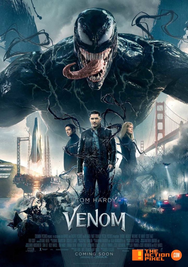 venom, tom hardy,poster, trailer, tom hardy, venom, spider-man, spin-off, the action pixel, entertainment on tap,sony pictures,official trailer, entertainment weekly, trailer 2, 