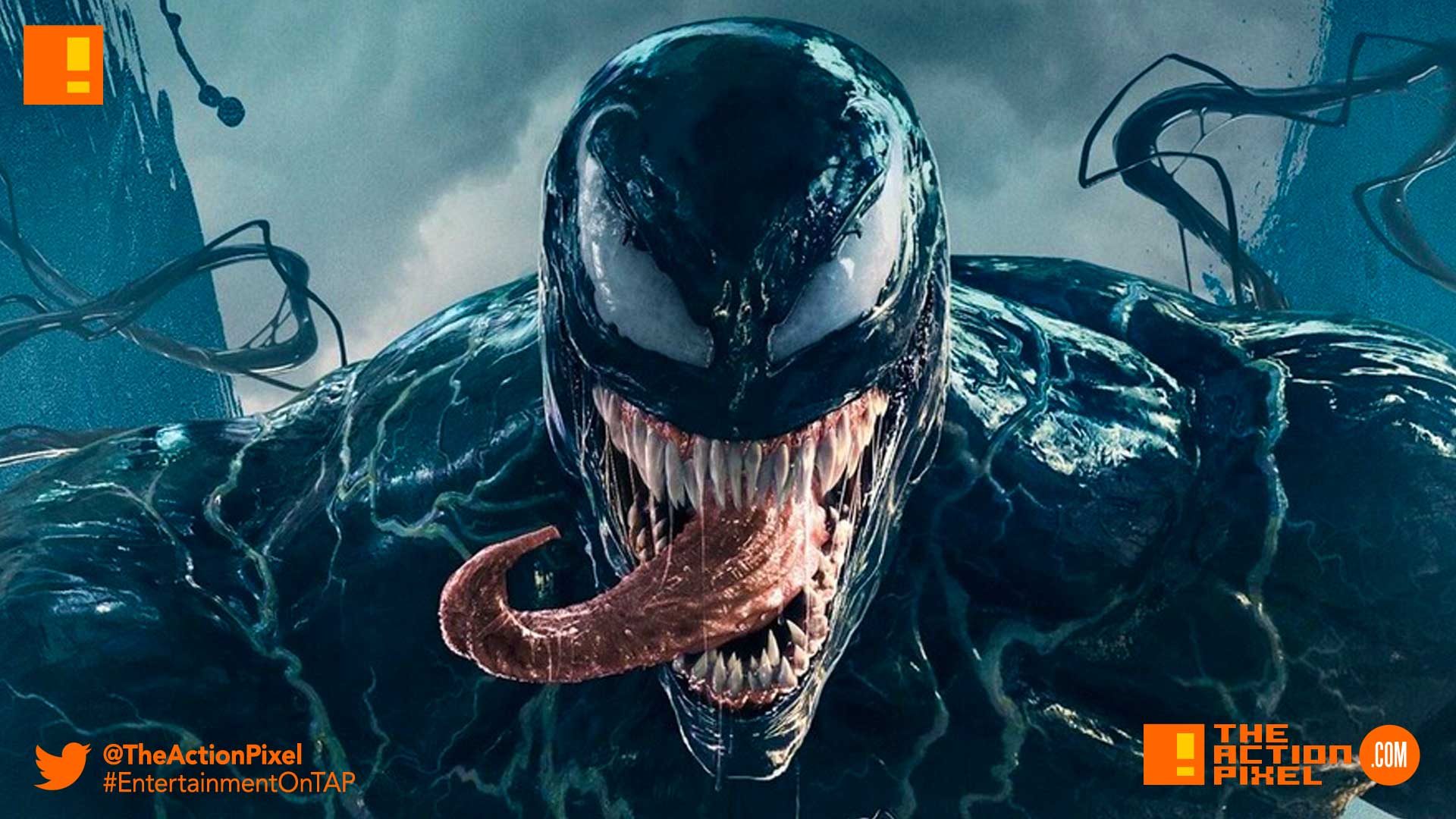 venom, tom hardy,poster, trailer, tom hardy, venom, spider-man, spin-off, the action pixel, entertainment on tap,sony pictures,official trailer, entertainment weekly, trailer 2,