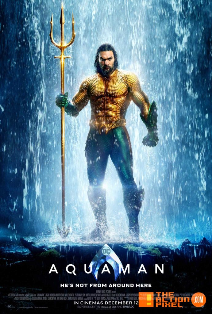 AQUAMAN, vulko, king orm, king nereus, black manta, queen atlanna, princess mera, arthur curry, dc comics, warner bros. pictures, the action pixel, character posters, poster, entertainment on tap,