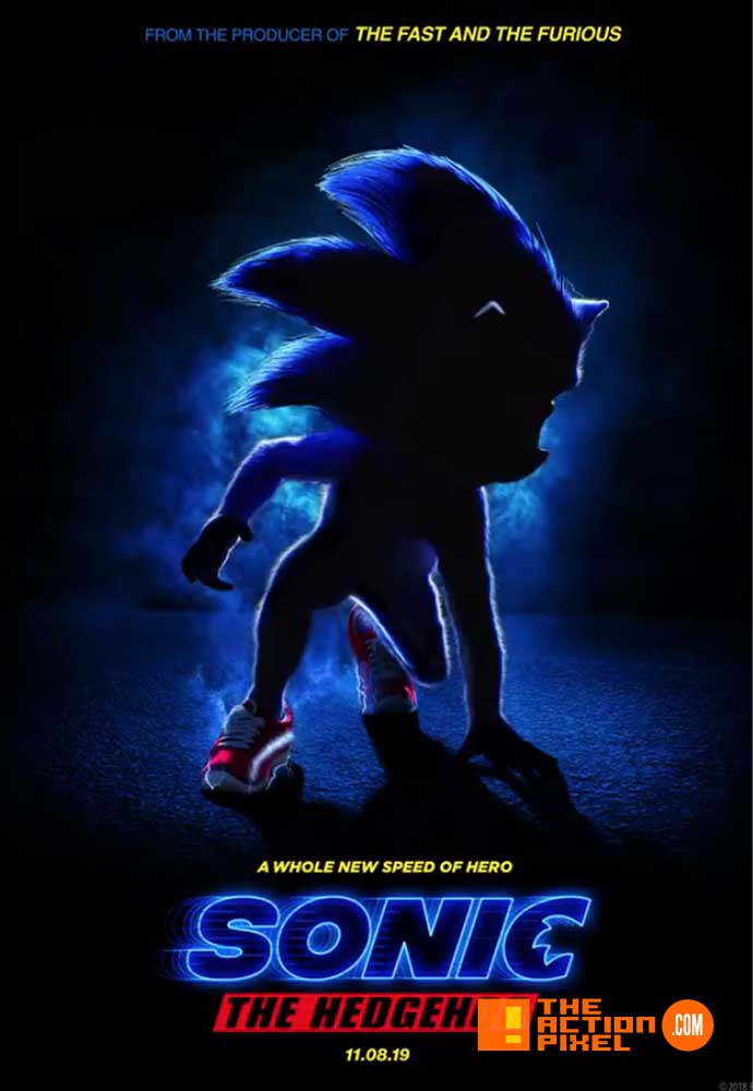 sonic the hedgehog, sonic, paramount pictures, the action pixel, entertainment on tap, poster, 