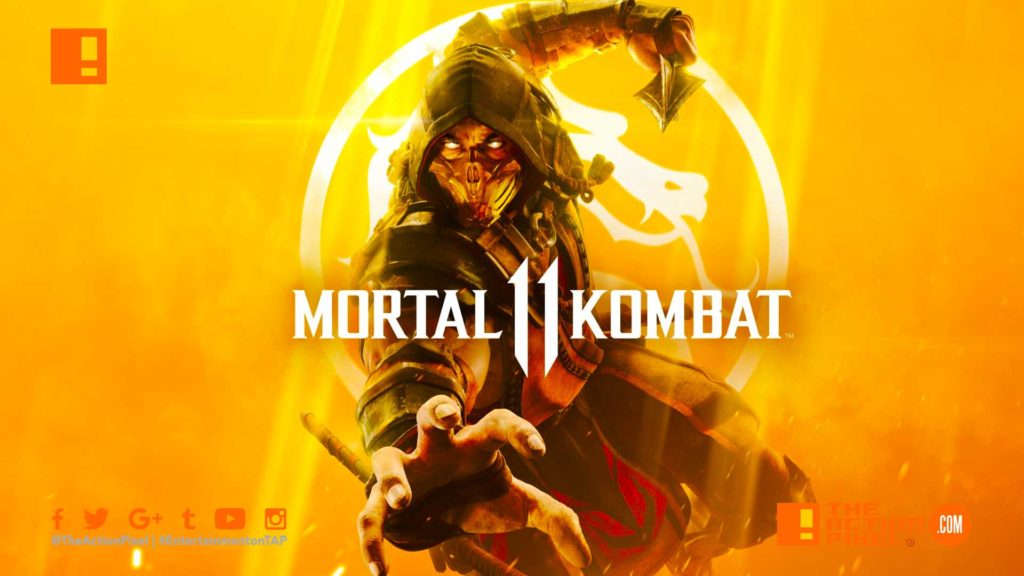 mortal kombat 11, mortal kombat, mk 11, mk, scorpion, raiden, the action pixel, key art, package art, entertainment on tap,the action pixel