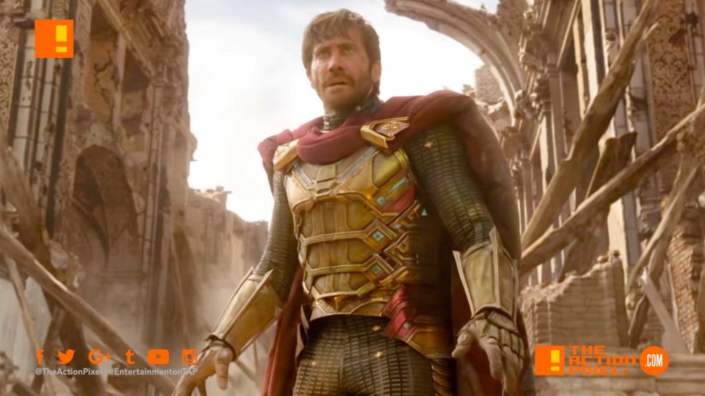 mysterio, spider-man, spiderman, marvel, marvel comics, peter parker, spider-man: far from home, far from home, spider-man far from home teaser trailer, spiderman far from home trailer, the action pixel, featured, entertainment on tap,