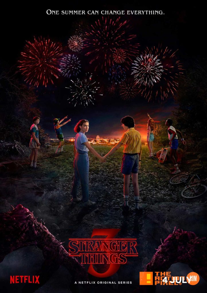 stranger things 3, poster , netflix, the action pixel , entertainment on tap, eleven,