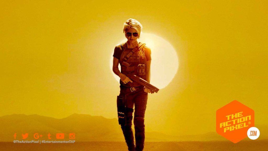 terminator, the terminator , Natalia Reyes ,Mackenzie Davis, linda hamilton, gabriel luna, the new terminator, terminator, arnold schwarzenegger ,the action pixel, entertainment on tap, poster,terminator dark fate trailer, terminator: dark fate trailer,featured