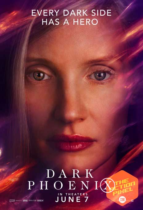 dark phoenix, sophie turner, x-men, xmen, the action pixel, entertainment on tap, phoenix, 20th century fox, jean grey, official trailer ,featured, character posters,quicksilver, Jean Gray, Professor X, Magneto, Mystique, Beast, Cyclops, Nightcrawler, Storm