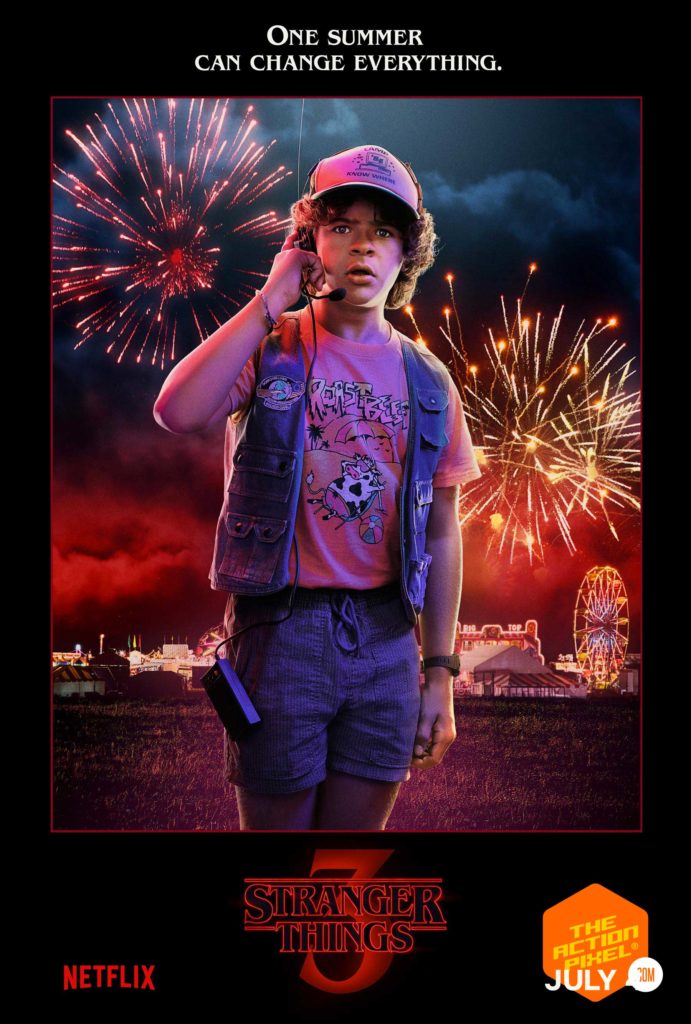 stranger things , stranger things 3, poster, netflix, entertainment on tap, the action pixel, 1980, 1985, stranger things 3 poster, stranger things poster, stranger things 3 trailer, hawkins, summer in hawkins, stranger things 3, stranger things season 3, the action pixel,