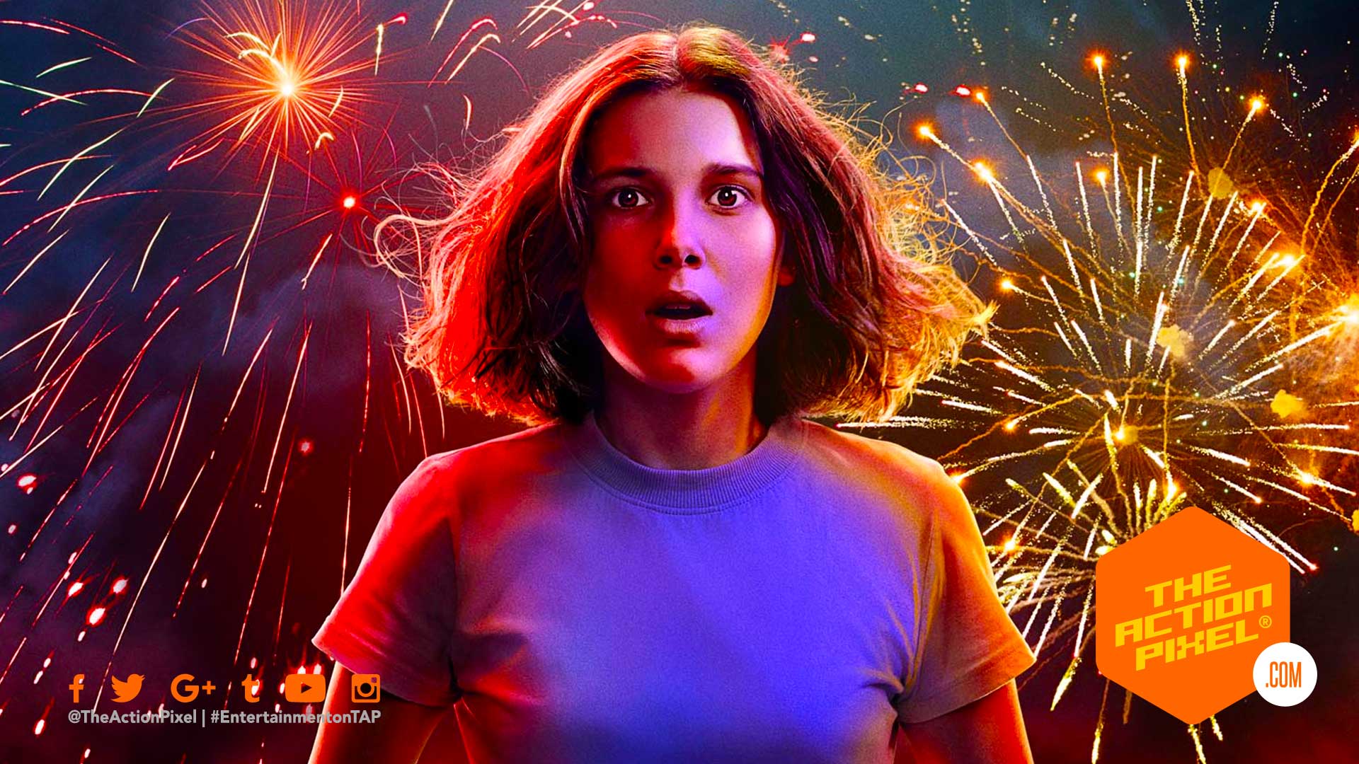stranger things , stranger things 3, poster, netflix, entertainment on tap, the action pixel, 1980, 1985, stranger things 3 poster, stranger things poster, stranger things 3 trailer, hawkins, summer in hawkins, stranger things 3, stranger things season 3, the action pixel,