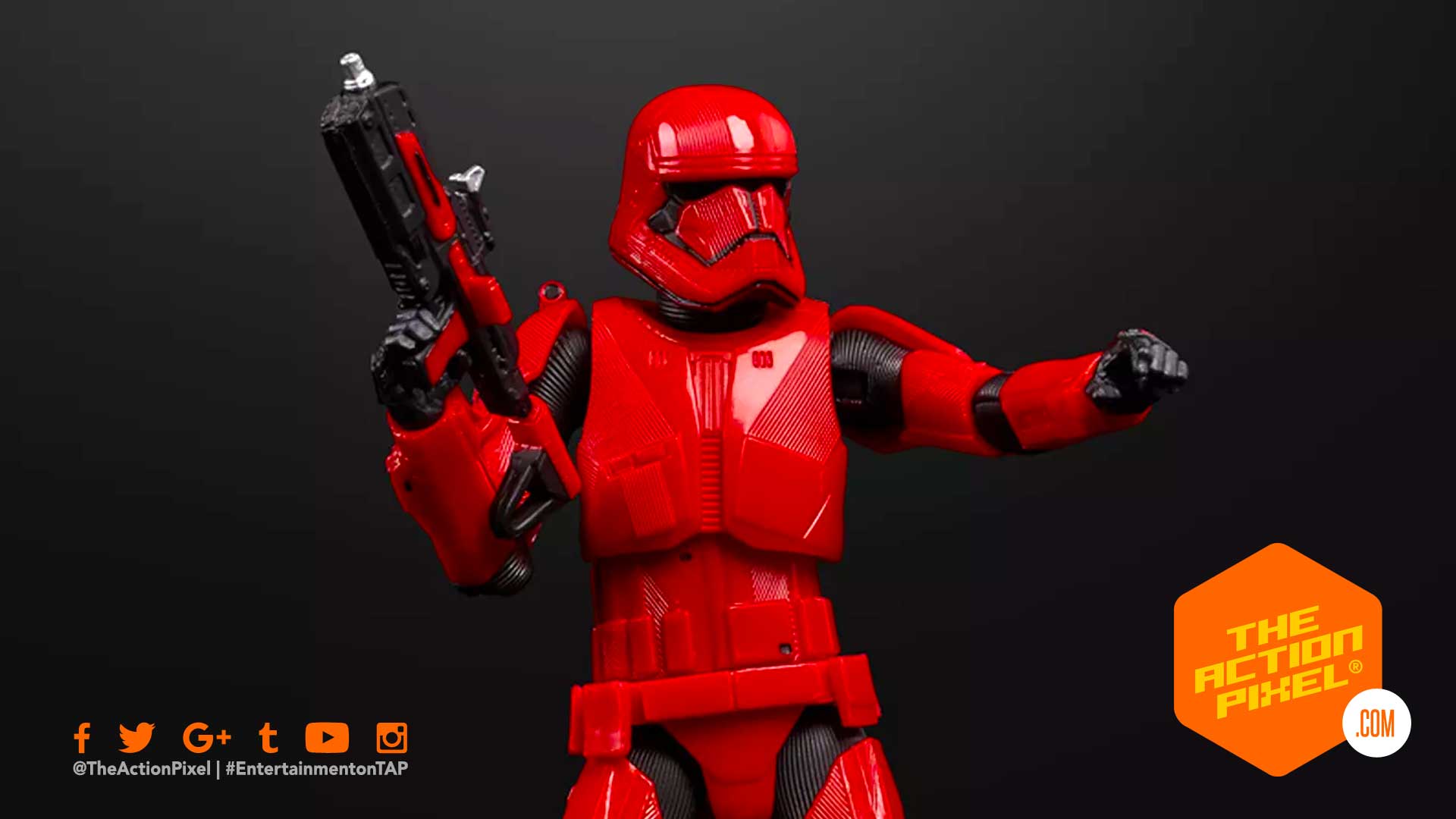 sith trooper, star wars, the action pixel, star wars: the rise of skywalker, skywalker, red, red sith trooper, trooper, star wars the rise of skywalker,rise of skywalker, style on tap, the action pixel, entertainment on tap