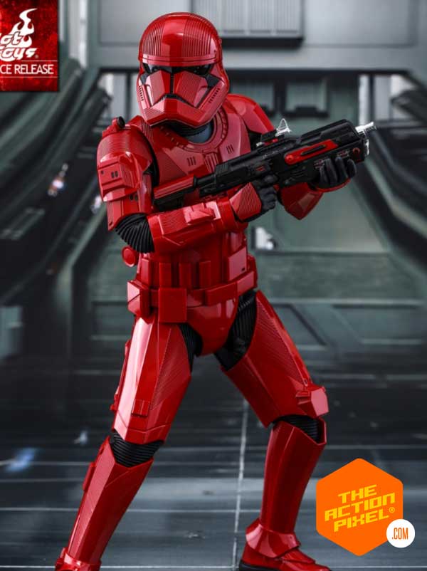 sith trooper, star wars, the action pixel, star wars: the rise of skywalker, skywalker, red, red sith trooper, trooper, star wars the rise of skywalker,rise of skywalker, style on tap, the action pixel, entertainment on tap