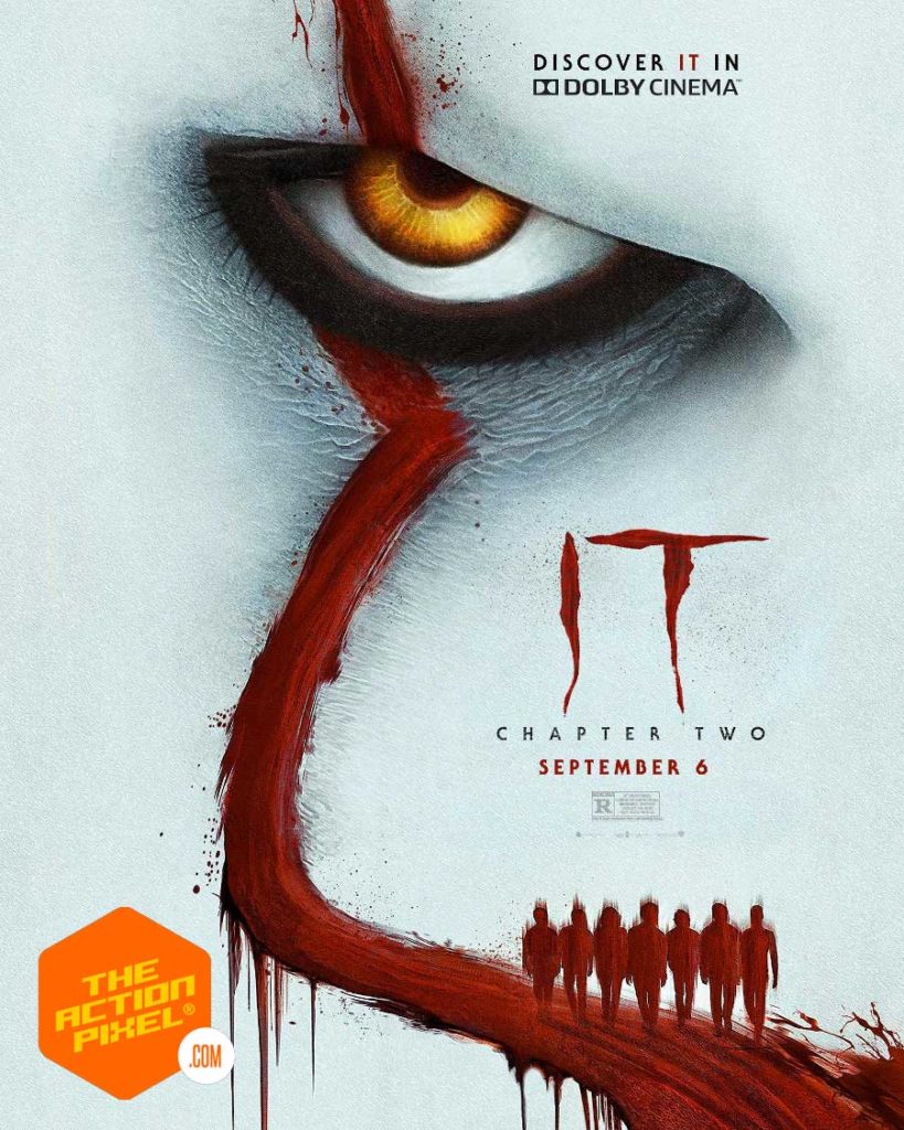 it poster, dolby, it chapter 2 poster, it chapter two poster, it chapter two, pennywise,the action pixel, entertainment on tap, it chapter two imax, it chapter two dolby, the action pixel, entertainment on tap, featured