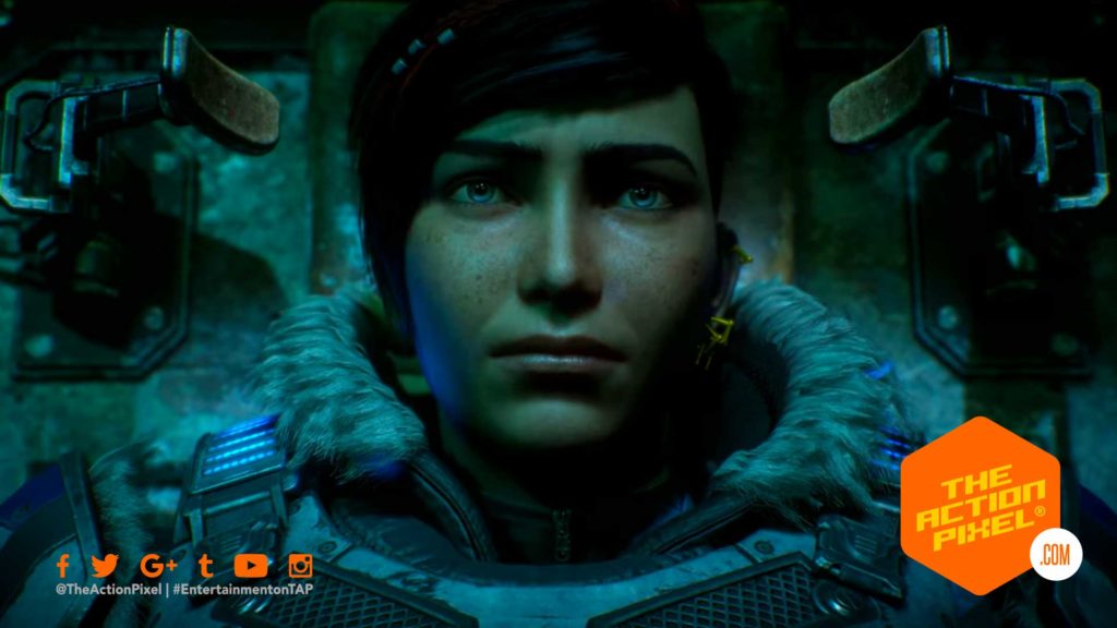 kait diaz, marcus, gears of war, gears 5, the action pixel, gears 5 campaign story trailer, gears of war 5, gears 5 trailer, entertainment on tap, featured
