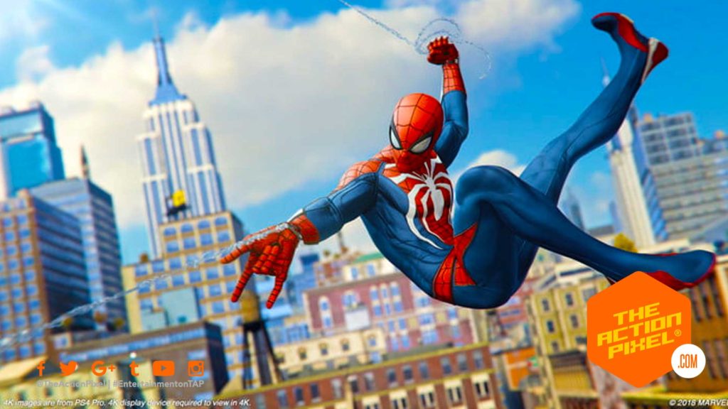 spider-man ps4, spiderman, spider man ps4, insomniac game, playstation, the action pixel, spiderman, sony , sony playstation, the action pixel, entertainment on tap