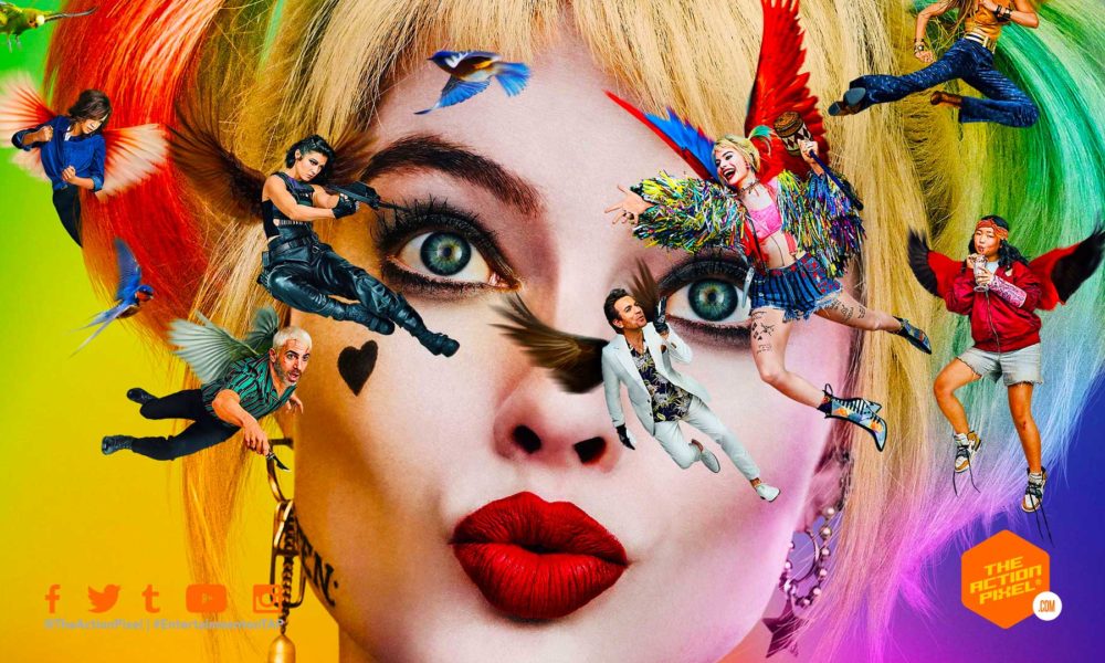 birds of prey poster, birds of prey, birds of prey movie, dc comics, wb pictures, warner bros pictures, harley quinn, margot robbie, the action pixel, entertainment on tap, featured,