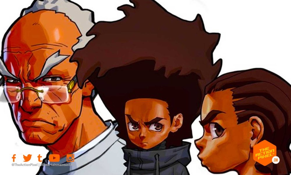 boondocks,hbo, riley, huey, granddad,, the action pixel, hbo max, entertainment on tap, featured