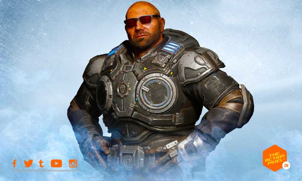 dave bautista, wwe, gears 5, gears of war, the action pixel, entertainment on tap,