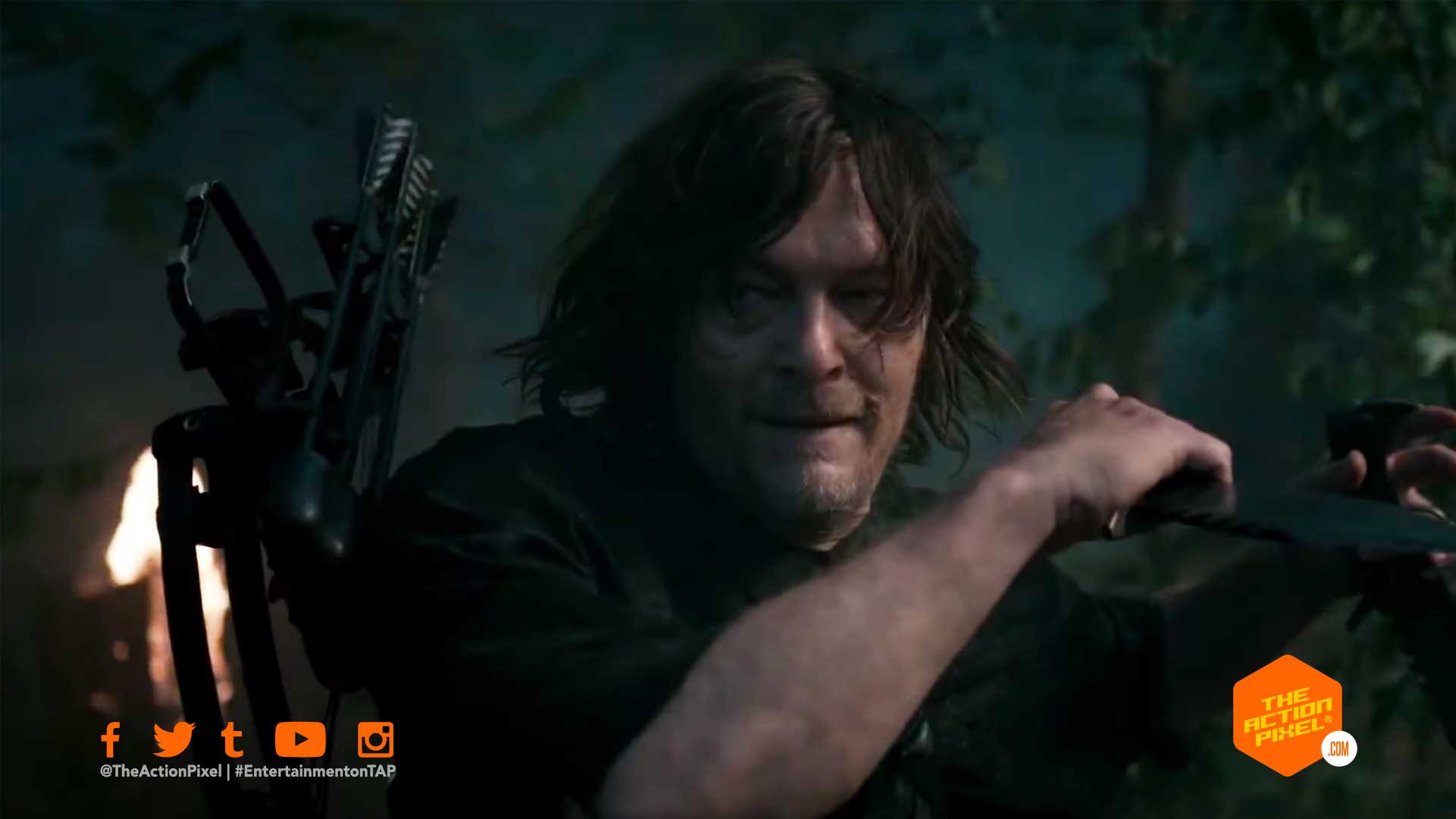 silence, norman reedus, danai , the walking dead season 10, the walking dead, entertainment on tap, the action pixel, featured,