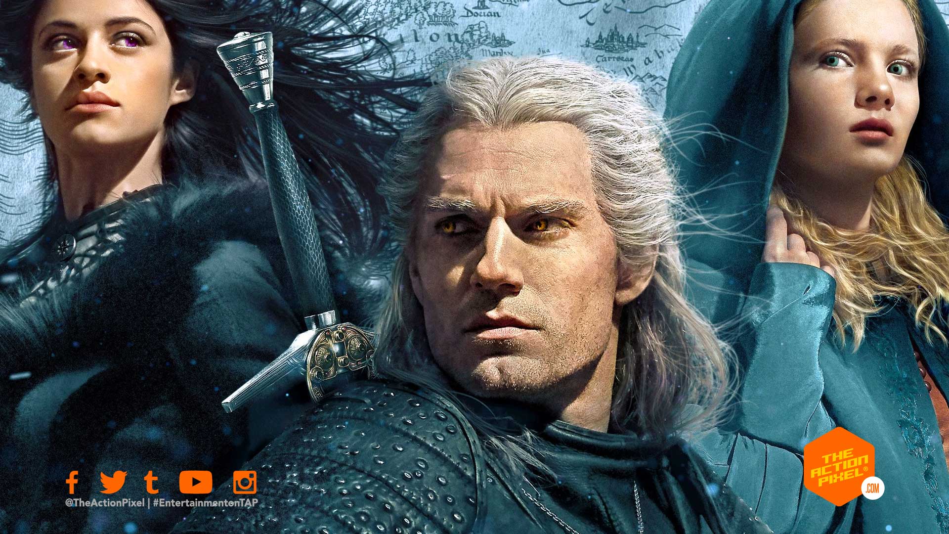 the witcher, the witcher netflix, netflix, the witcher netflix poster, the witcher poster, henry cavill, the witcher, the action pixel, entertainment on tap, the action pixel, henry cavill, featured,the witcher 3: wild hunt, Geralt, netflix, entertainment on tap, the action pixel, @theactionpixel, the witcher,yennefer,Anya Chalotra, Freya Allan, ciri, geralt, henry cavill, netflix, featured,teaser trailer,the witcher main trailer