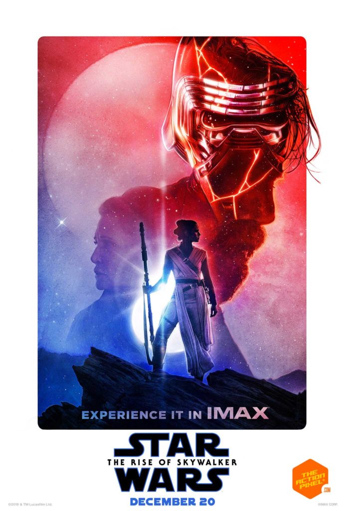 star wars, the action pixel, entertainment on tap, disney, lucasfilm, the rise of skywalker, the rise of skywalker, star wars, star wars: the rise of skywalker, star wars the rise of skywalker, the rise of skywalker poster, star wars poster, rey, kylo, palpatine, d23 expo, emperor palpatine, final trailer,teaser, featured,the rise of skywalker clip, the rise of skywalker duel, lightsaber, poster art, imax star wars the rise of skywalker,