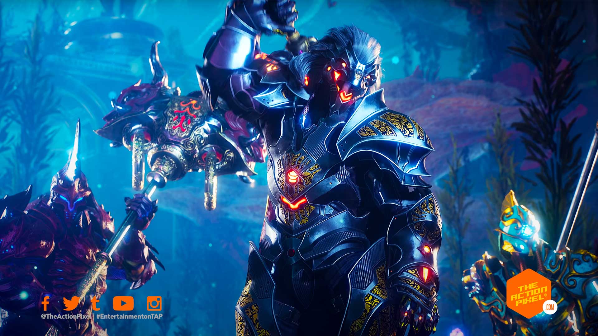 godfall, playstation 5, godfall combat trailer, entertainment on tap, the action pixel