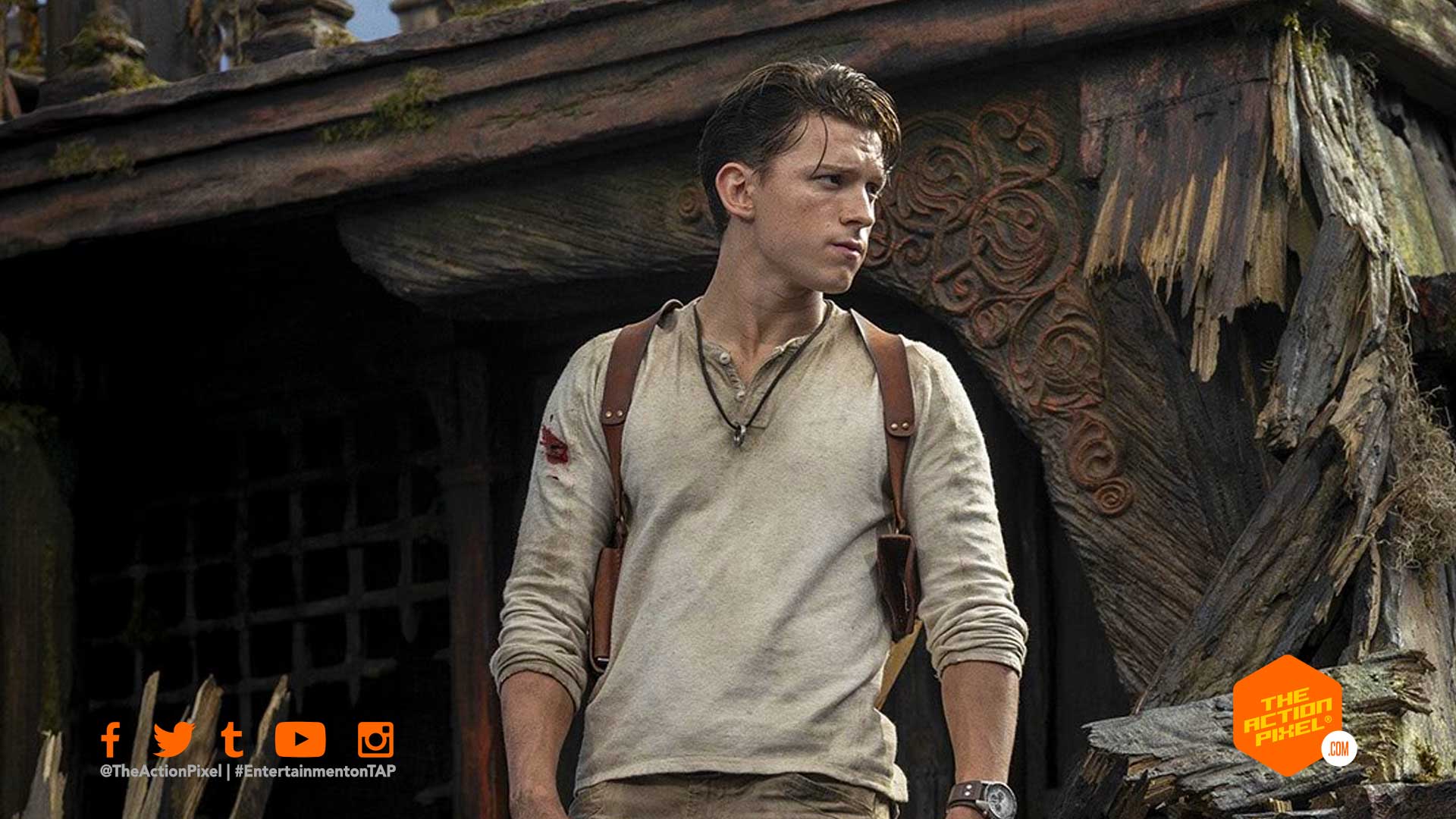 tom holland, sony, sony pictures, nathan drake, the action pixel, entertainment on tap, naughty dog, uncharted movie, uncharted, entertainment on tap, the action pixel , featured,