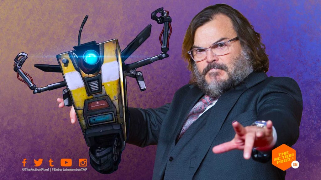 jack black, claptrap,borderlands, gearbox software, entertainment on tap, the action pixel, featured, eli roth, gearbox software,the action pixel, entertainment on tap, featured, borderlands,