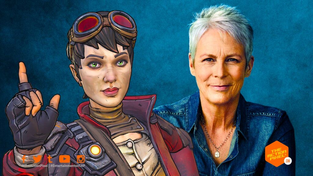 tannis, jamie lee curtis,borderlands, gearbox software, entertainment on tap, the action pixel, featured, 