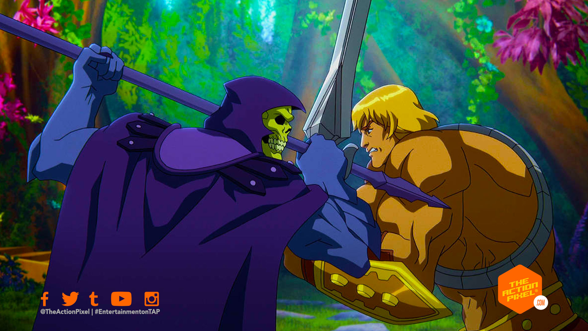 he-man, masters of the universe, motu,masters of the universe: revelation, masters of the universe revelation, netflix, netflix heman, netflix he-man, entertainment on tap,the action pixel,