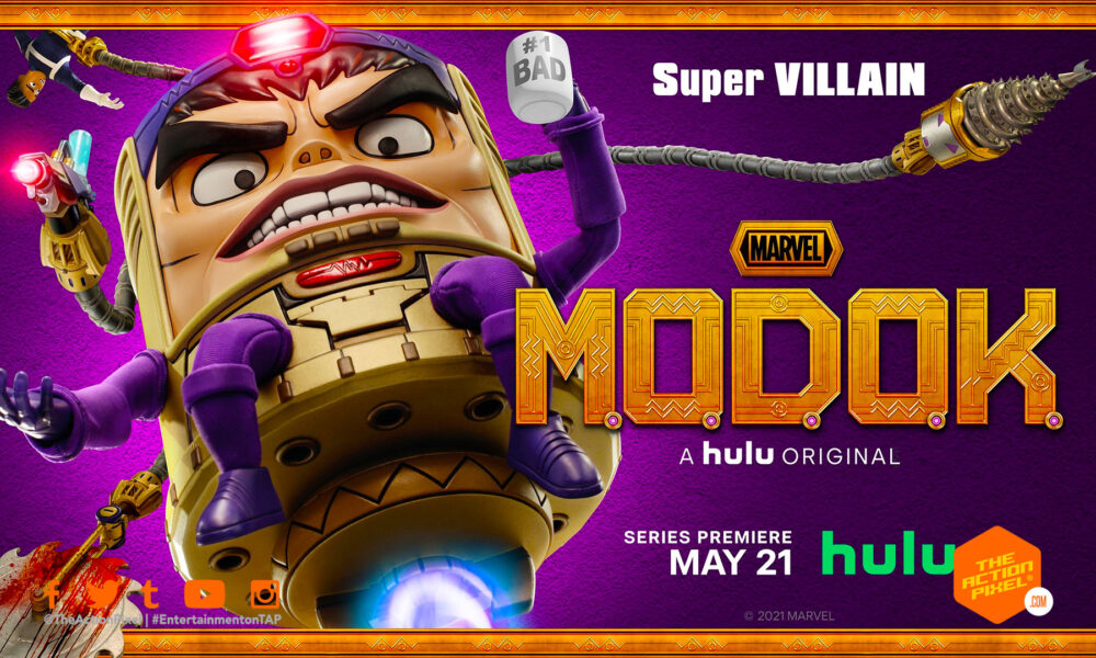 modok, m.o.d.o.k., hulu, marvel's modok, marvel's m.o.d.o.k., the action pixel, entertainment on tap, featured