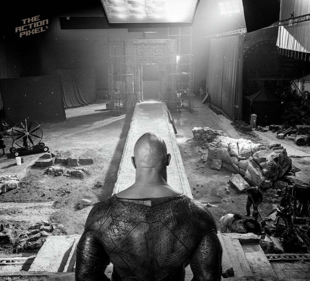 rock, dwayne johnson, the rock, black adam, jsa, bts black adam, entertainment on tap, the action pixel, dc comics, wb pictures, warner bros pictures, featured,