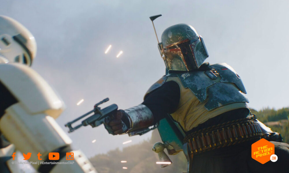 boba fett, the book of boba fett, the mandalorian, the mandalorian spin-off, boba fett disney plus, boba fett series, star wars boba fett disney plus, disney plus, disneyplus, disney+ , the book of boba fett disney plus, the book of boba fett release date, the book of boba fett star wars, the book of boba fett poster,, featured, the action pixel, entertainment on tap,
